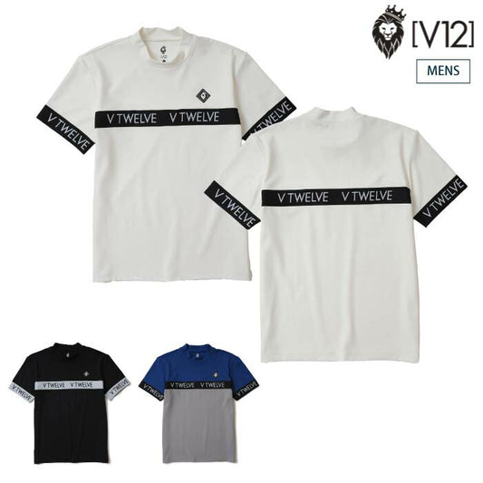 V12 ヴィトゥエルブ ゴルフウェア メンズ モックネック PSTYLE MOCK 吸水速乾 v122510-mk15