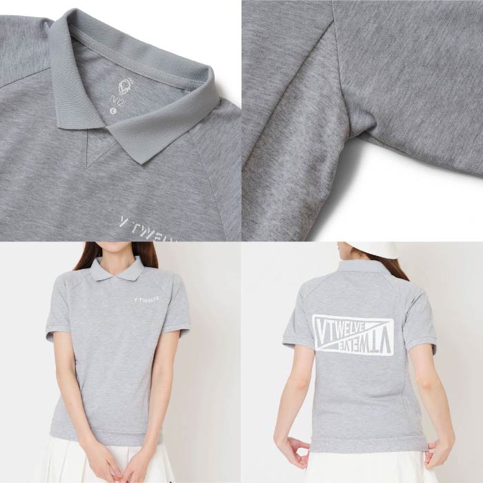 V12 ヴィトゥエルブ ゴルフウェア レディース ポロシャツ GYM POLO ストレッチ V122510-PL06