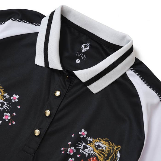 V12 ヴィトゥエルブ ゴルフウェア レディース ポロシャツ DG SKA POLO 吸水速乾 V122510-PL09