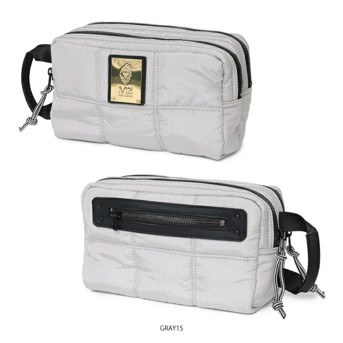 V12 ヴィトゥエルブ ゴルフウェア メンズ レディース QUILT POUCH 高級感 ファスナーポケット V122520-BG04