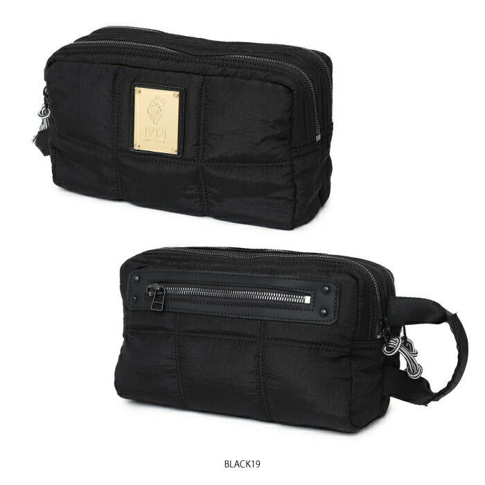 V12 ヴィトゥエルブ ゴルフウェア メンズ レディース QUILT POUCH 高級感 ファスナーポケット V122520-BG04