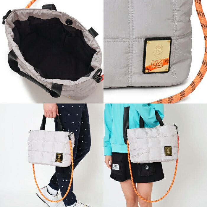 V12 ヴィトゥエルブ ゴルフウェア メンズ レディース QUILT CART BAG 高級感 ロープショルダー付属 V122520-BG05