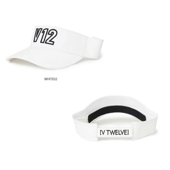 V12 ヴィトゥエルブ ゴルフ メンズ レディース PO VISOR サンバイザー V122520-CP01