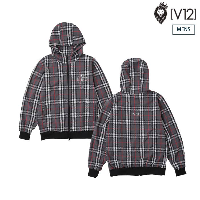 V12 ヴィトゥエルブ ゴルフウェア メンズ BRI JKT ナイロンジャケット ブルゾン 撥水 防風 ストレッチ セットアップ対応 V122520-JK08