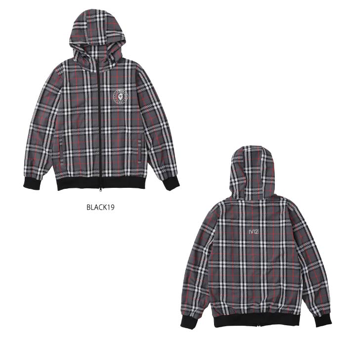 V12 ヴィトゥエルブ ゴルフウェア メンズ BRI JKT ナイロンジャケット ブルゾン 撥水 防風 ストレッチ セットアップ対応 V122520-JK08