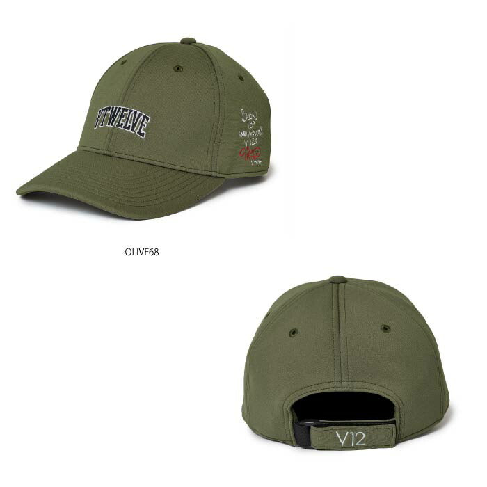 V12 ヴィトゥエルブ ゴルフキャップ メンズ レディース BUON CAP LEONコラボ 手洗い可 V122521-CP18