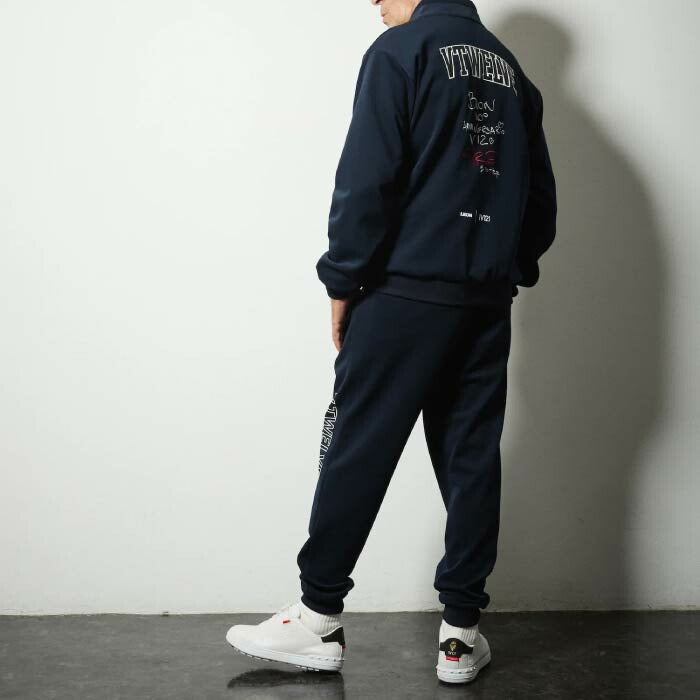 V12 ヴィトゥエルブ ゴルフウェア メンズ レディース BUON PANTS LEONコラボ リブパンツ セットアップ対応 V122521-PN18