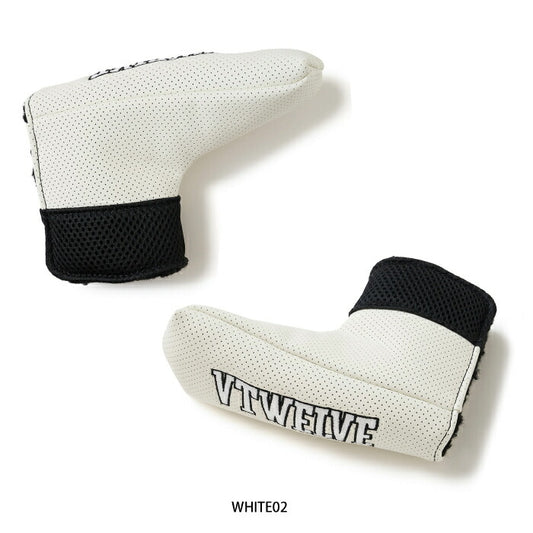 V12 ヴィトゥエルブ ゴルフ メンズ レディース PERFORATE PUTTER PING ピンタイプパターカバー 肉厚素材 メッシュ切り替え v122610-ac18