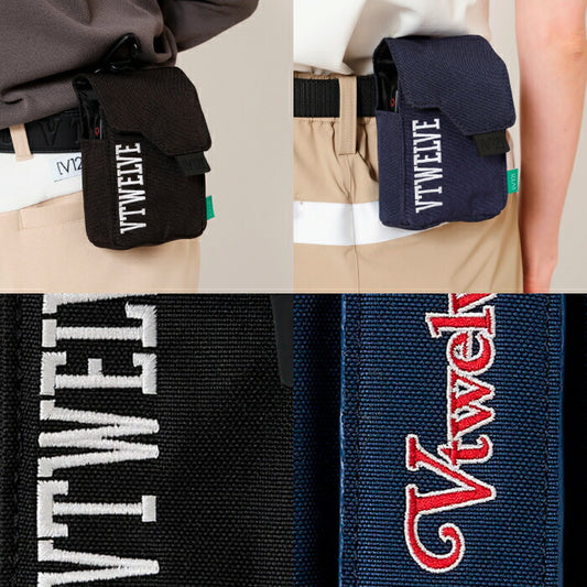 V12 ヴィトゥエルブ ゴルフ メンズ レディース VT RANGE CASE 距離計ケース ボタン式ループ付 大きめサイズ対応 V122610-BG09