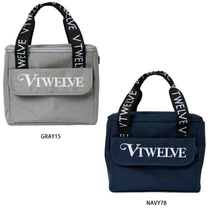 V12 ヴィトゥエルブ ゴルフウェア メンズ レディース DOUBLE LOGO COOL BAG 保冷バッグ クーラーバッグ ペットボトル収納可 V122610-BG12