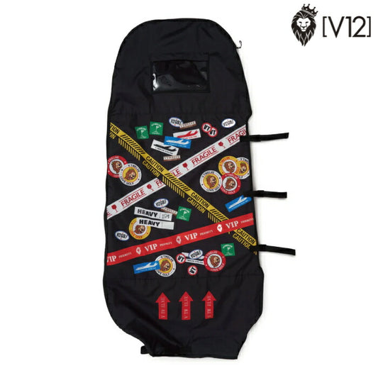 V12 ヴィトゥエルブ ゴルフ メンズ レディース NICE TRIP トラベルケース ステッカーデザイン ワンタッチ式アジャスター付 伝票入れスペース V122610-BG15