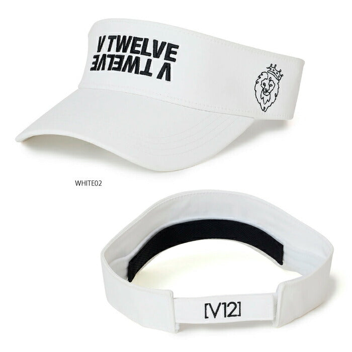 V12 ヴィトゥエルブ ゴルフウェア メンズ レディース INVERT VISOR 汗止めバンド洗濯可能 V122610-CP06