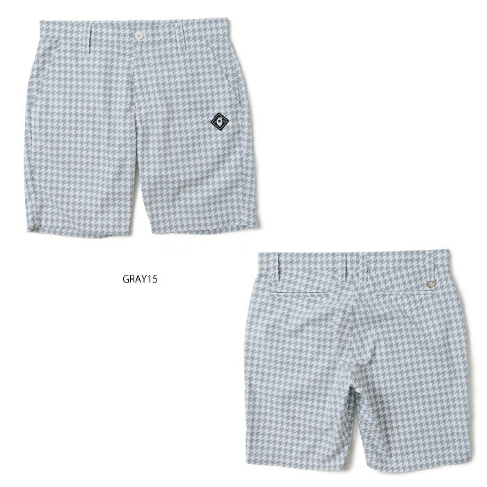 V12 ヴィトゥエルブ ゴルフウェア メンズ HOUNDS SHORTS ショートパンツ ストレッチ セットアップ対応 v122610-hp02