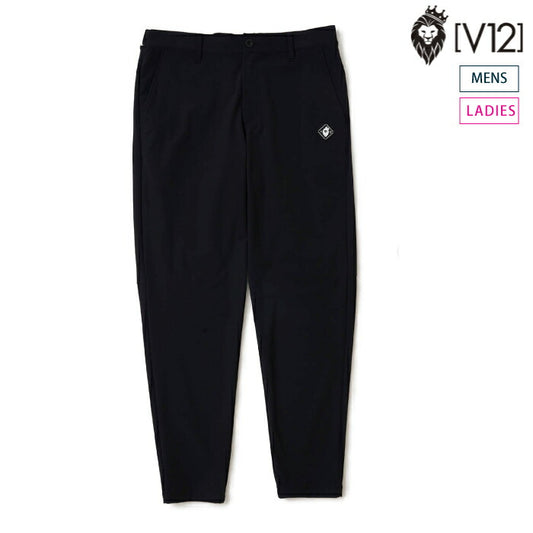 V12 ヴィトゥエルブ ゴルフウェア メンズ レディース DOT BR PANTS ロングパンツ ストレッチ テーパード型 快適な着心地 v122610-pn02