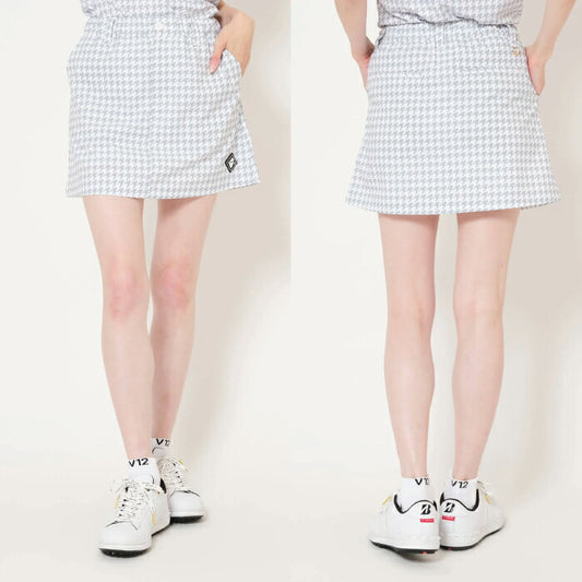 V12 ヴィトゥエルブ ゴルフウェア レディース HOUNDS SKIRT スカート ストレッチ セットアップ対応 v122610-sk01