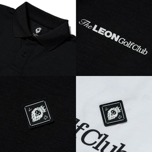 V12 ヴィトゥエルブ ゴルフウェア メンズ POLO&MOCK SET PACK LEON GC set A 半袖モックネック ポロシャツ 2枚セット LEONコラボレーションアイテム ストレッチ性 吸水速乾性 UVカット v122611-pl17