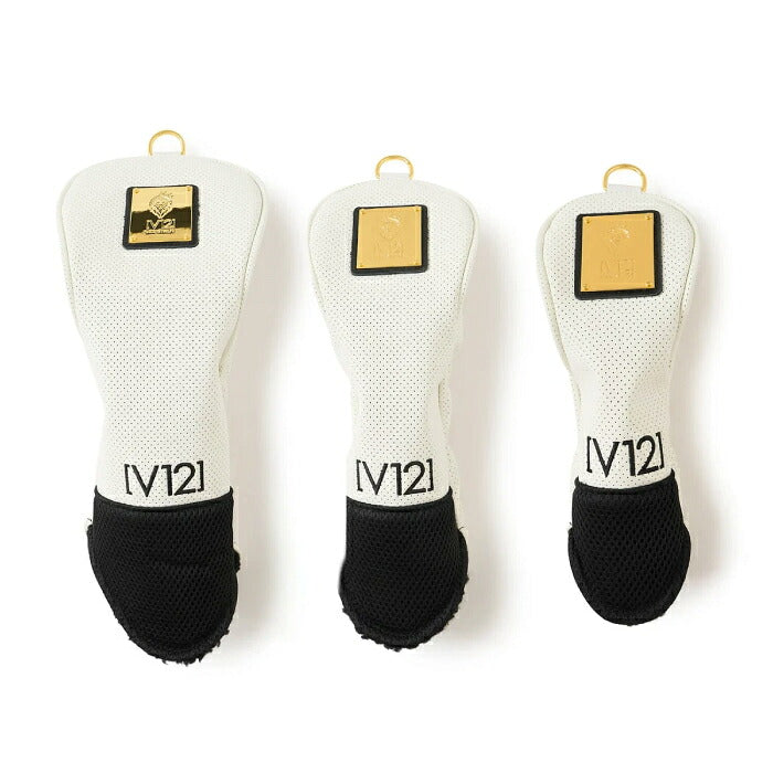 V12 ヴィトゥエルブ ゴルフ メンズ レディース ESSENTIAL UTILITY ヘッドカバー パンチングレザー 内側ボア仕様 v122620-ac07