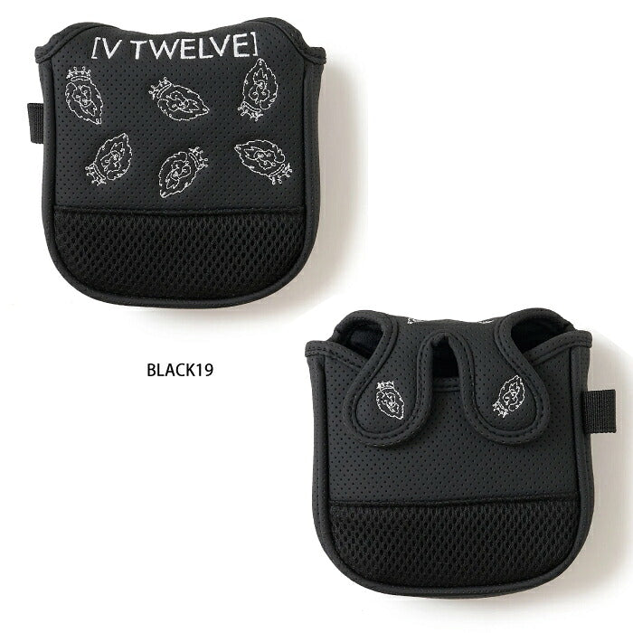 V12 ヴィトゥエルブ ゴルフ メンズ レディース ONE HAND PUTTER MALET ヘッドカバー マレットタイプパターカバー v122620-ac09