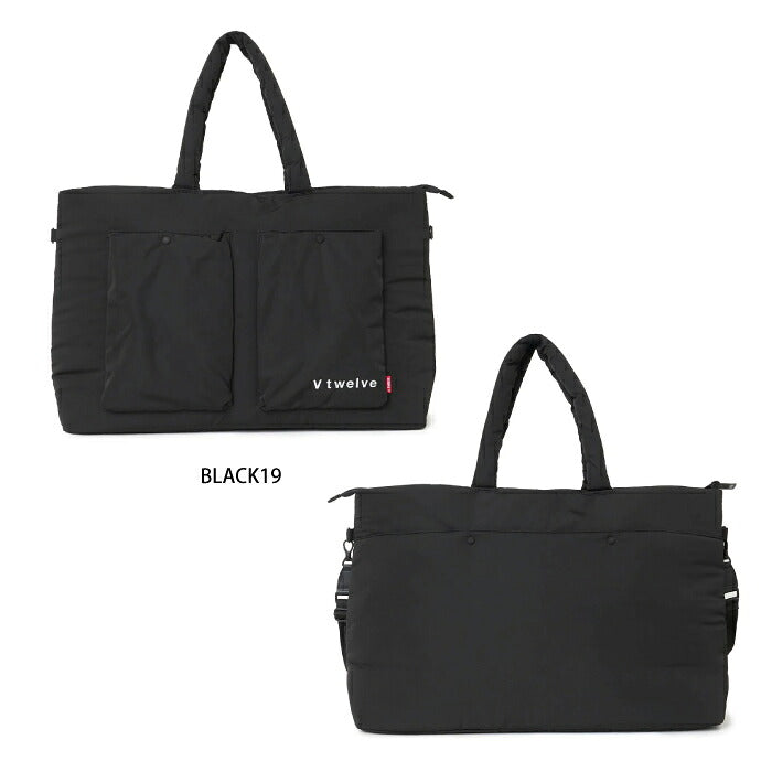 V12 ヴィトゥエルブ ゴルフ メンズ レディース KNOT BIG TOTE ビッグトートバッグ 大きなポケット配置 収納力抜群 v122620-bg03