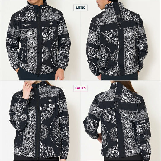 V12 ヴィトゥエルブ ゴルフウェア メンズ レディース MOLD BAN JKT ナイロンジャケット ブルゾン 軽量 ストレッチ 撥水 セットアップ対応 v122620-jk07