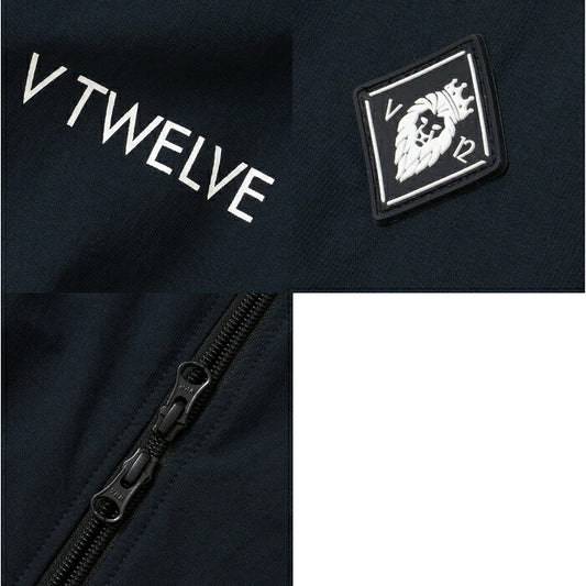 V12 ヴィトゥエルブ ゴルフウェア メンズ レディース MOLD LOGO JKT ナイロンジャケット ブルゾン ストレッチ 撥水 軽量 セットアップ対応 v122620-jk14