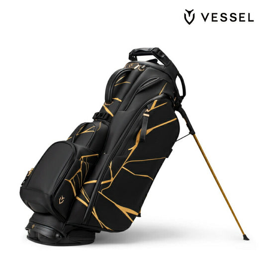 【送料無料】VESSEL GOLF ベゼルゴルフ メンズ レディース スタンドキャディバッグ PLAYER 5.0 Pro KINTSUGI vessel-5-kintsugi