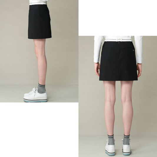 LANVIN SPORT ランバン スポール ゴルフウェア レディース Aライン大人丈スカート(総丈43.5cm)【ストレッチ】 VG4FSK20L