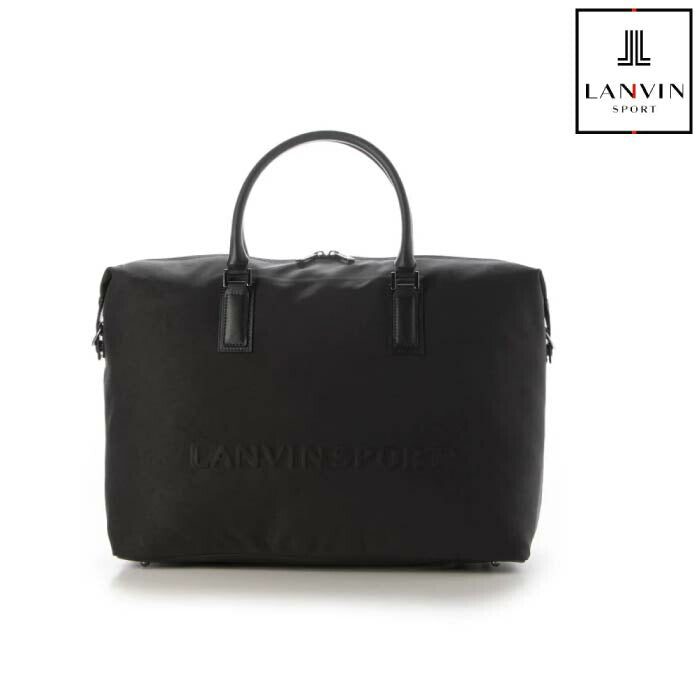 LANVIN SPORT ランバン スポール ゴルフ メンズ レディース スエード調ボストンバッグ vg5fbb01m