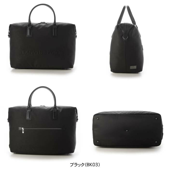 LANVIN SPORT ランバン スポール ゴルフ メンズ レディース スエード調ボストンバッグ vg5fbb01m