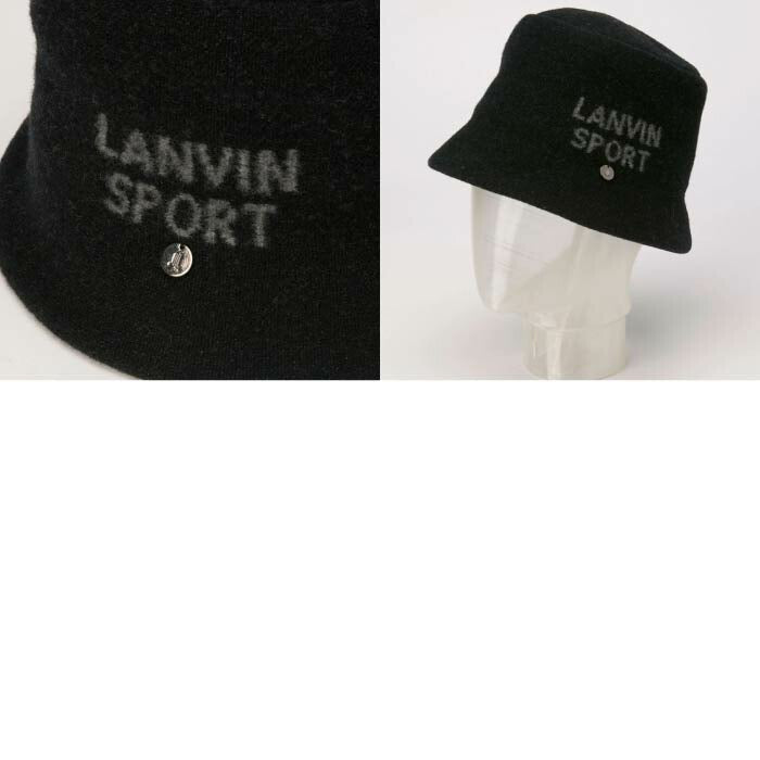 LANVIN SPORT ランバン スポール ゴルフウェア レディース バスクハット 帽子 日本製 VG5FCP72L