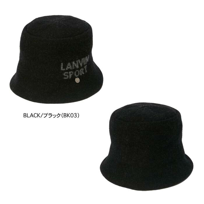 LANVIN SPORT ランバン スポール ゴルフウェア レディース バスクハット 帽子 日本製 VG5FCP72L