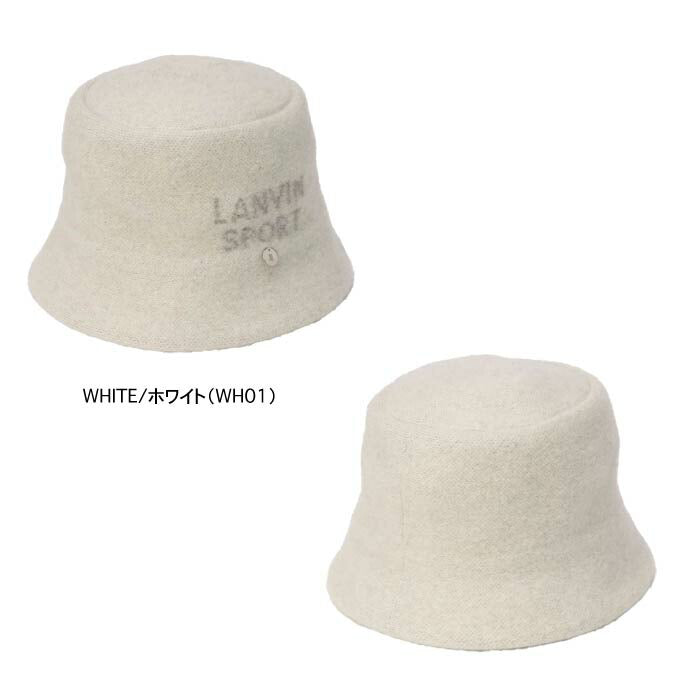 LANVIN SPORT ランバン スポール ゴルフウェア レディース バスクハット 帽子 日本製 VG5FCP72L