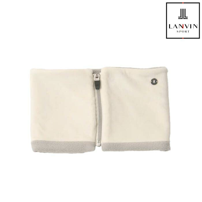 LANVIN SPORT ランバン スポール ゴルフウェア メンズ レディース ベロアトリコットネックウォーマー 保温 VG5FMU51L