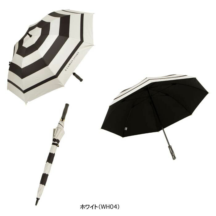 LANVIN SPORT ランバン スポール ゴルフウェア メンズ レディース 晴雨兼用アンブレラ UVカット vg5saz62l