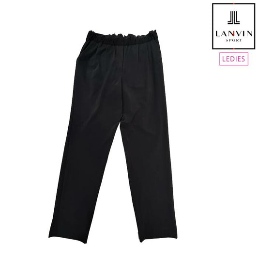 LANVIN SPORT ランバン スポール ゴルフウェア レディース ウエストギャザー 9分丈イージーパンツ UV/ストレッチ VG5SLP52L