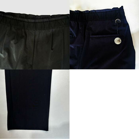 LANVIN SPORT ランバン スポール ゴルフウェア レディース ウエストギャザー 9分丈イージーパンツ UV/ストレッチ VG5SLP52L