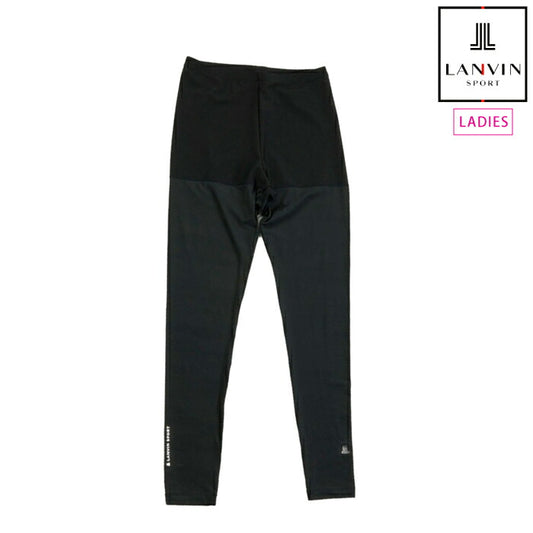 LANVIN SPORT ランバン スポール ゴルフウェア レディース レギンス 部分吸汗速乾 部分UV VG6SAZ80L