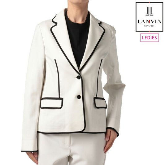 LANVIN SPORT ランバン スポール レディース ゴルフウェア トリミングデザインジャケット VLV682107