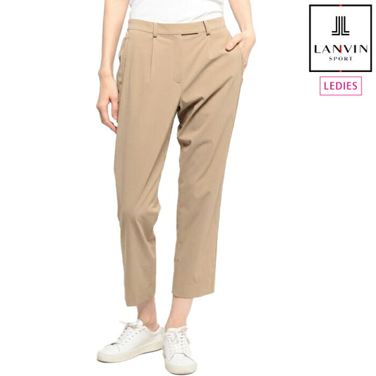 LANVIN SPORT ランバン スポール レディース ゴルフウェア ストレッチクロップドパンツ【UV/ストレッチ/はっ水】VLV805247