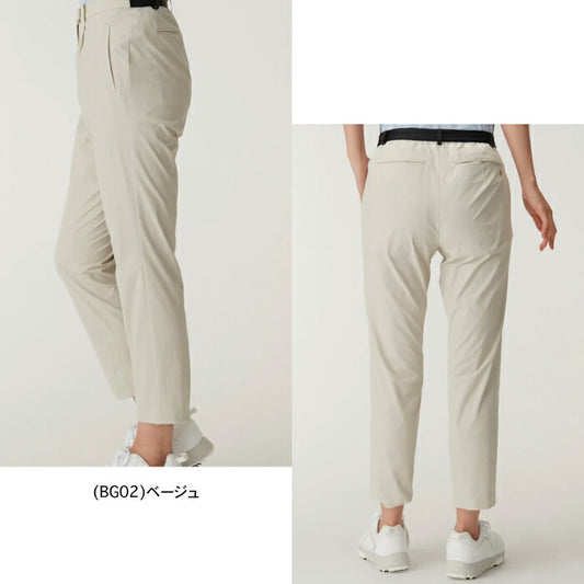 LANVIN SPORT ランバン スポール レディース ゴルフウェア ストレッチクロップドパンツ【UV/ストレッチ/はっ水】VLV805247