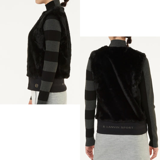 LANVIN SPORT ランバン スポール レディース エコファーアウターベスト【蓄熱保温裏地付き】 VLW655134N