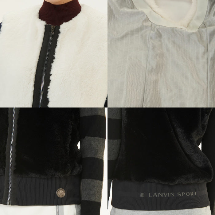 LANVIN SPORT ランバン スポール レディース エコファーアウターベスト【蓄熱保温裏地付き】 VLW655134N