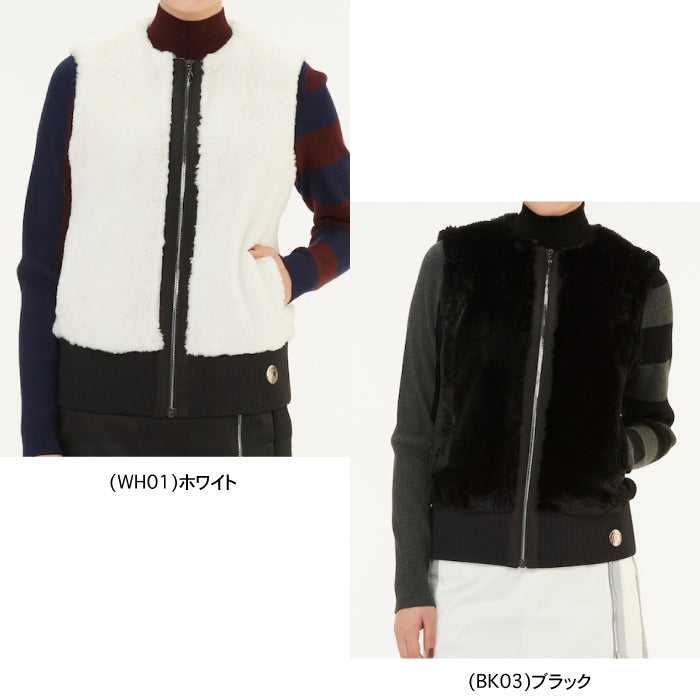 LANVIN SPORT ランバン スポール レディース エコファーアウターベスト【蓄熱保温裏地付き】 VLW655134N