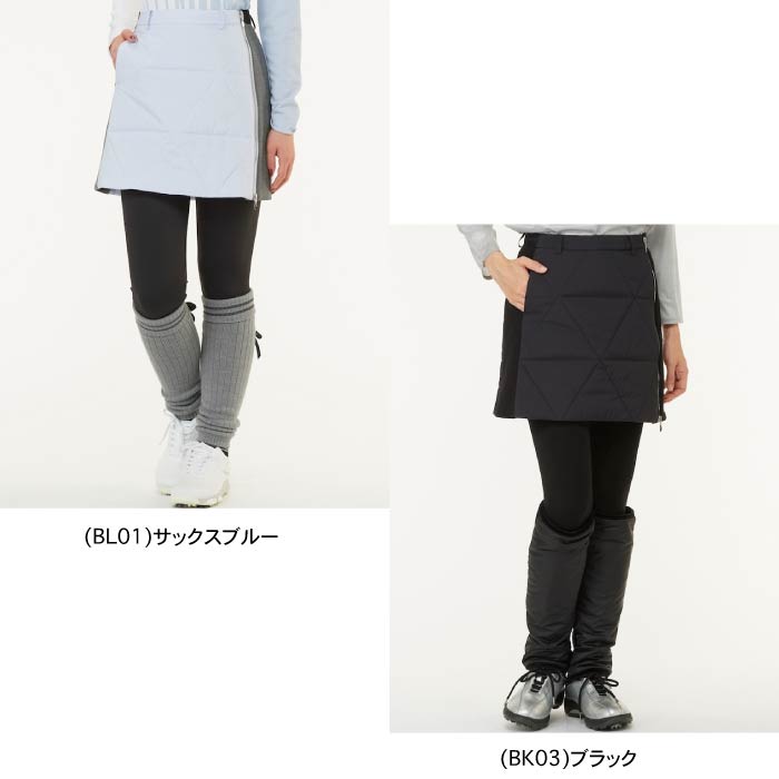 LANVIN SPORT ランバン スポール レディース 中わたスカート(41cm丈)【蓄熱保温裏地付き】 VLW7371W9