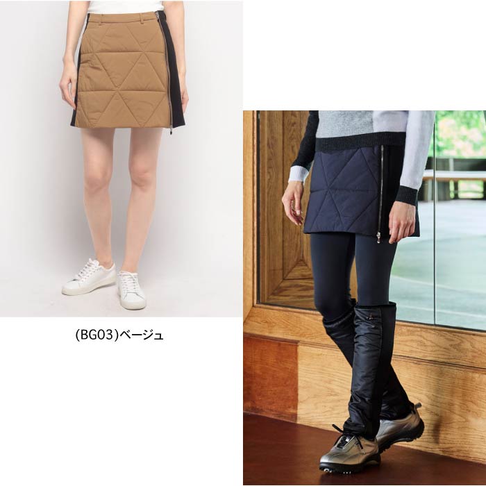 LANVIN SPORT ランバン スポール レディース 中わたスカート(41cm丈)【蓄熱保温裏地付き】 VLW7371W9