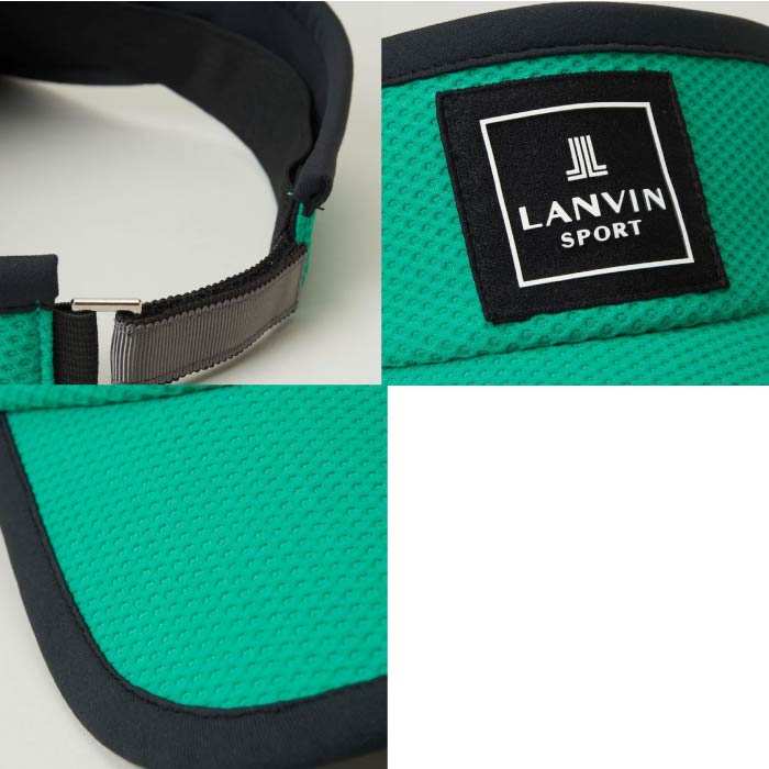 【30%OFF SALE】LANVIN SPORT ランバン スポール レディース ロゴデザインサンバイザー【UV】 VLX0353C4