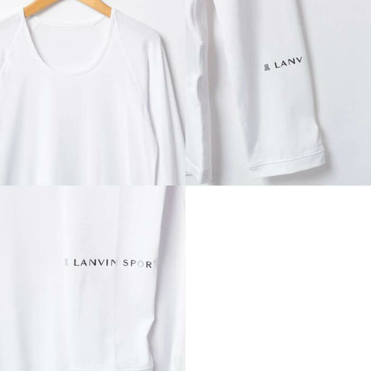LANVIN SPORT ランバン スポール ゴルフウェア レディース 長袖クルーネックアンダーシャツ 部分吸汗 部分UV vlx1002x6