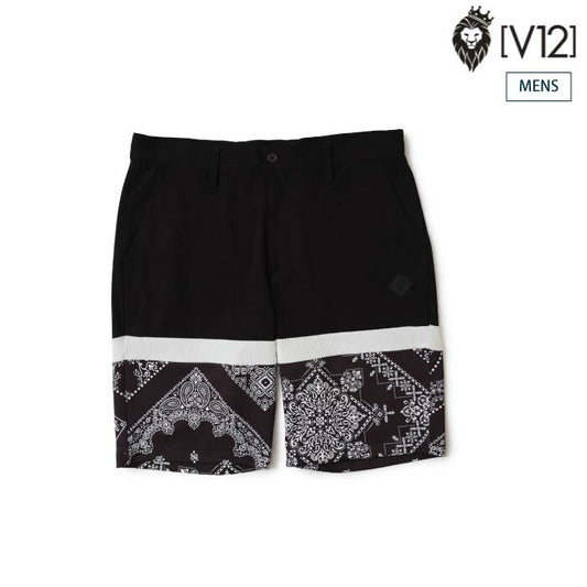 V12 ヴィトゥエルブ ゴルフウェア メンズ LX BAN SHORTS ショートパンツ 吸水速乾 セットアップ対応 vlx2510-hp10