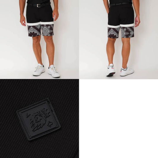 V12 ヴィトゥエルブ ゴルフウェア メンズ LX BAN SHORTS ショートパンツ 吸水速乾 セットアップ対応 vlx2510-hp10