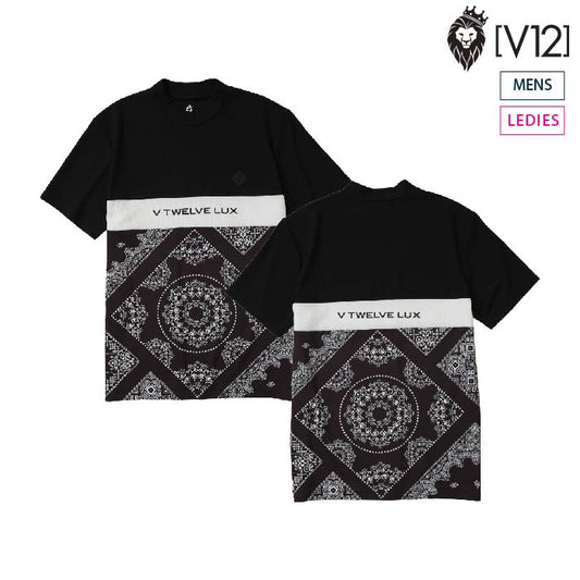 V12 ヴィトゥエルブ ゴルフウェア メンズ レディース LX BAN MOCK モックネック 吸水速乾 セットアップ対応 vlx2510-mk19